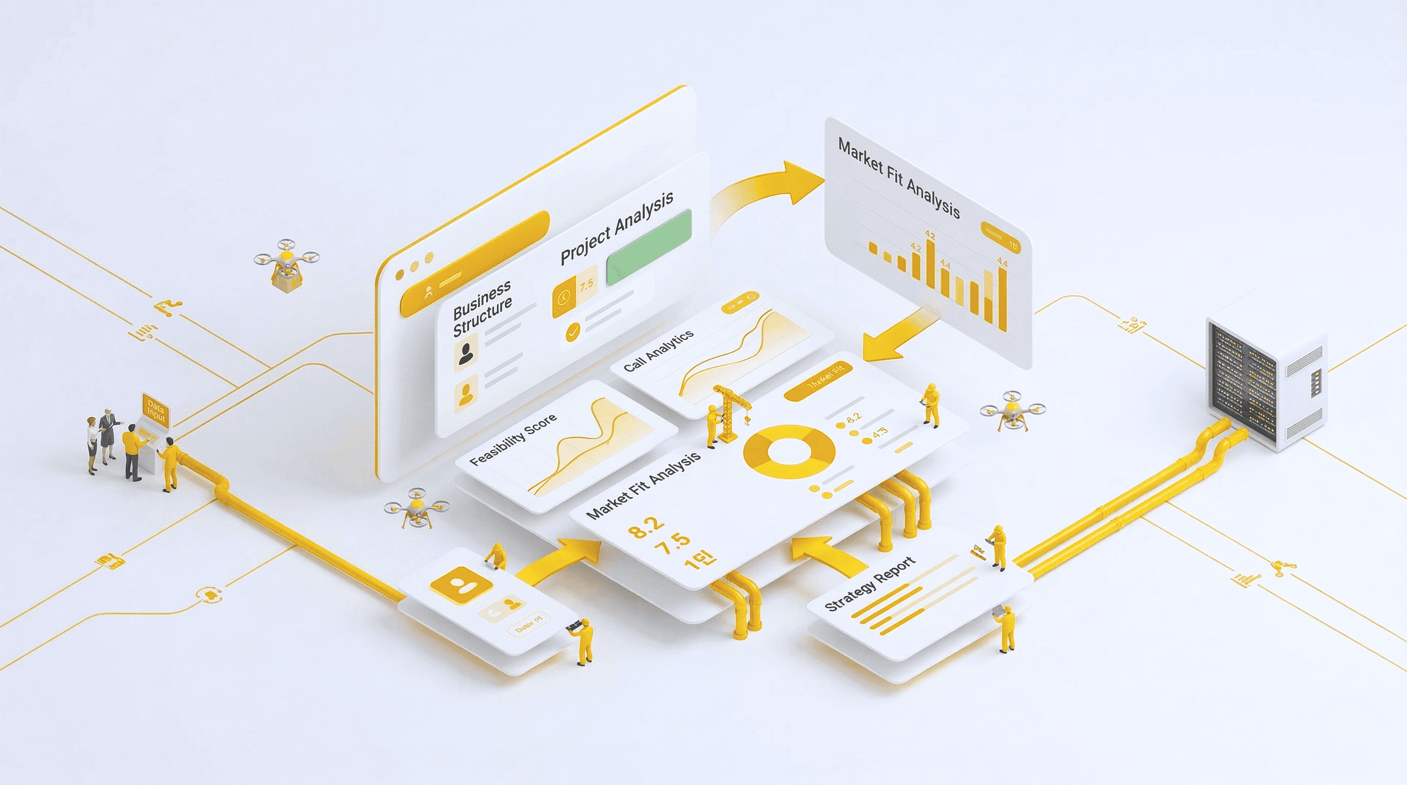 Analyze status, score market fit